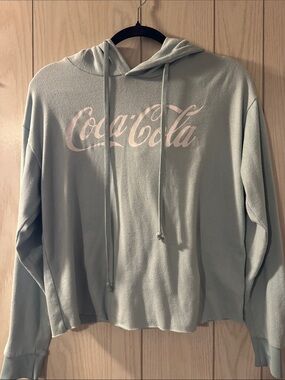 Coca Cola Mint Green Pullover Hoodie